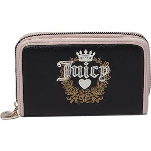 NWT!💕 Juicy Couture Liquorice Heritage Multicompartment Bifold Wallet